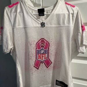 NFL Dallas Cowboys pink ribbon Jersey- DEZ BRYANT 88